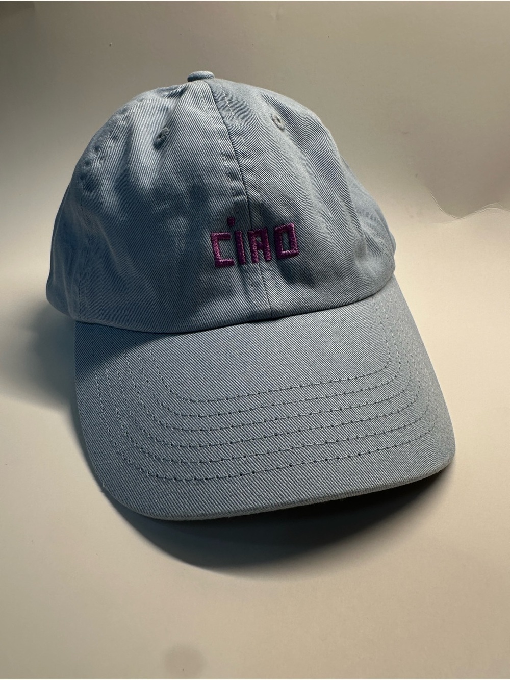 Clare V Women’s Powder Blue Baseball Cap, NWT - Picture 6 of 6